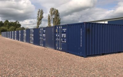 Containers Positioned